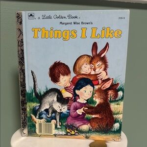 Things I Like  Children s Book   Vintage A Little Golden Book
